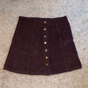wishlist - corduroy skirt